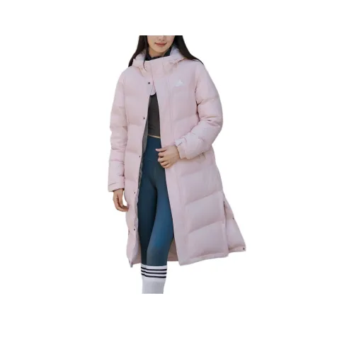 Adidas Light Pink Unisex Down Jackets Adidas Светло-розовый унисекс пуховики