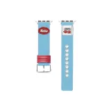 Светло-синий, вишня