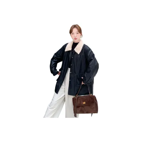 MEXICAN Черный Женская тренч