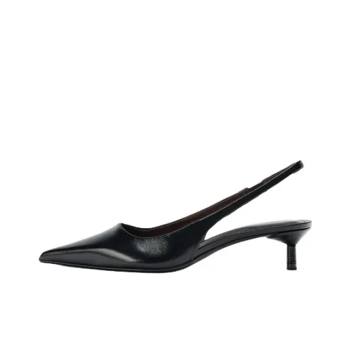 ZARA Высокие каблуки Черный Женский