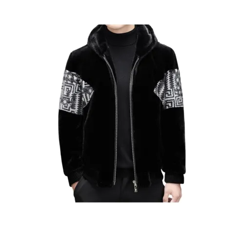 Devanro Черный Мужской Мех