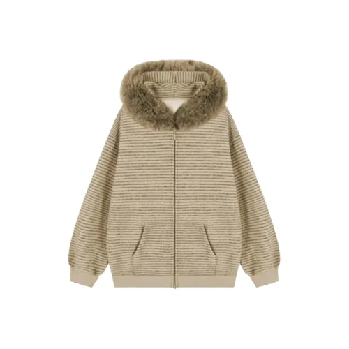 HNUF Хаки Свитшот Женские Свитшоты