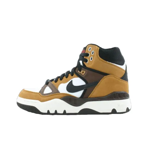 Nike Air FORCE 3 High Топ Винтажные Баскетбольные Кроссовки Мужские Коричневые