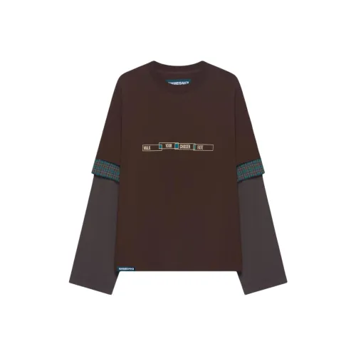 NAMESAKE Коричневый Мужской T-Рубашки