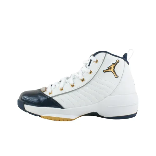 Jordan Air Джордан 19 High Топ Детские Баскетбольные Кроссовки Белые Подростки