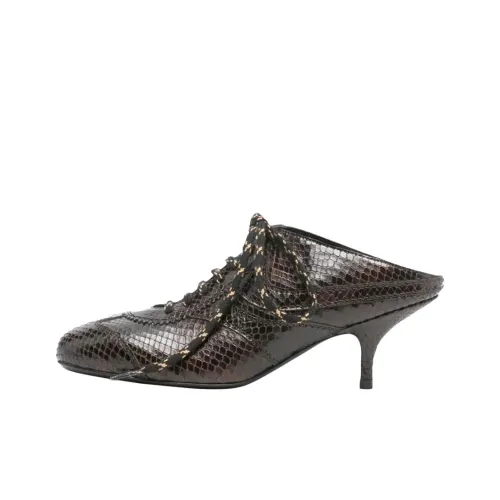 DRIES VAN NOTEN Домашние тапочки Женские Коричневый