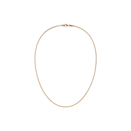 Daniel Wellington 316L Stainless Steel PVD Розовое золото с покрытием Ожерелья Унисекс Розовое золото