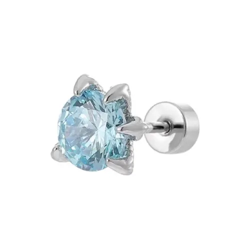 WuliHead Титановые и стальные серьги-гвоздики унисекс