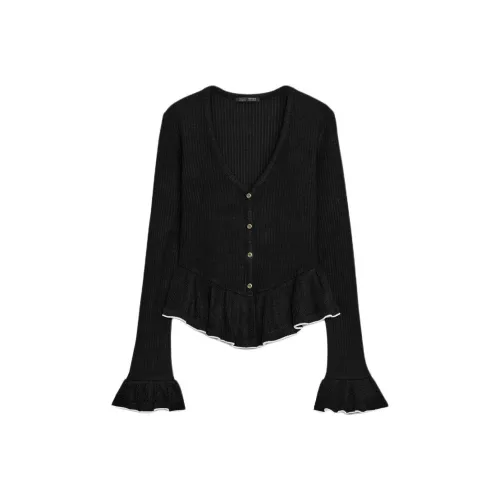 ZARA Черный Женский Трикотаж