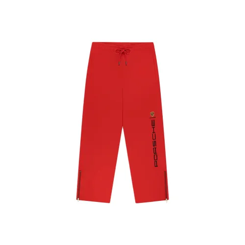 AIME LEON DORE X PORSCHE Коллаборация FW25 Nylon Track Брюки Вязаные Тренировочные брюки Унисекс