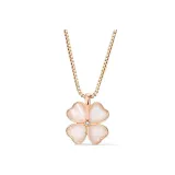 Колье "Четырехлистный клевер" - Розовое золото