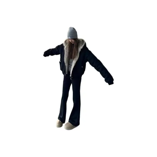 LEONBINNO Черный Унисекс Пуховики