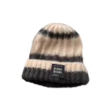 Широкая полоса, квадратная этикетка, бежевый