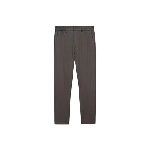 Massimo Dutti Темно-умбровые Мужские Повседневные Штаны