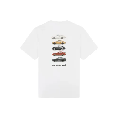 AIME LEON DORE X PORSCHE Коллаборация FW25 Fleet Tee T-Shirt Рубашка Унисекс