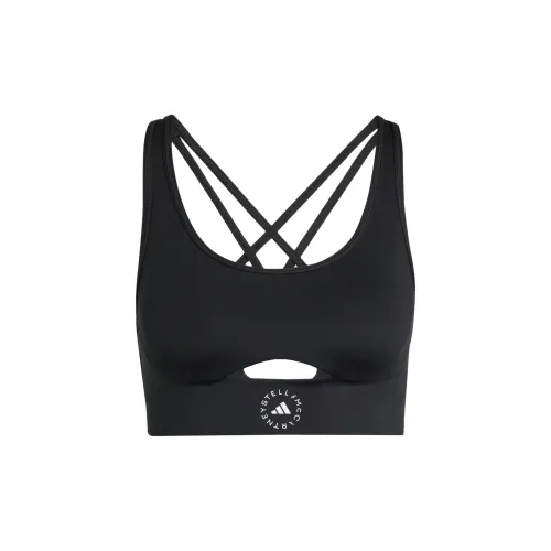 Adidas Черный Женский Бюстгальтер