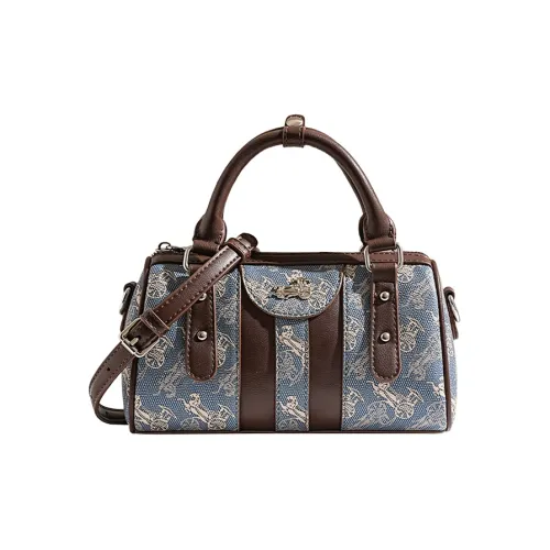 Jacoponnus Коровья кожа Сумка Средний Женские Carriage Синий