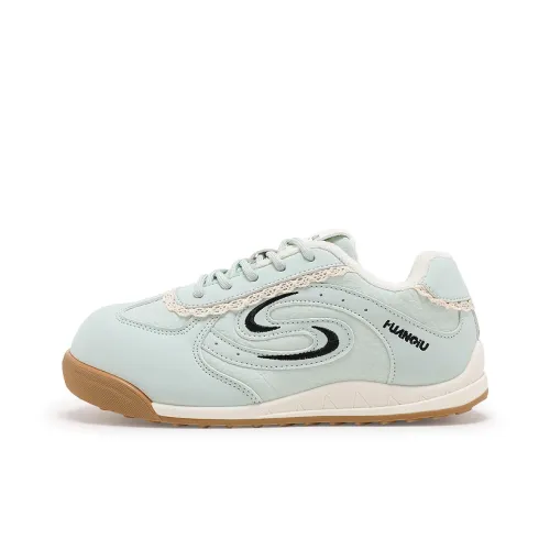 HUANQIU Повседневная обувь Низкий топ Мятно-зеленый с флисовой подкладкой Женская