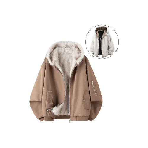 JINBEILE Хлопковый пуховик пальто унисекс