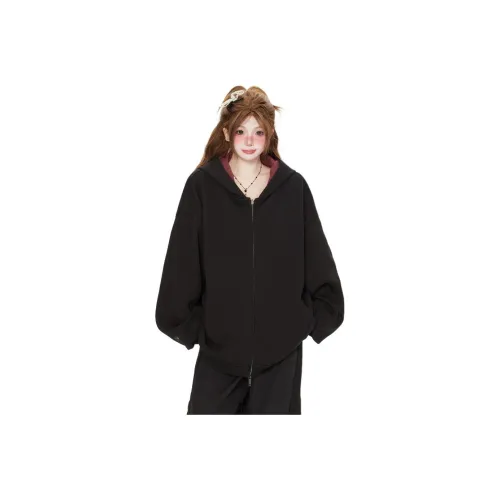 TUOFEI Черный Унисекс Свитшоты