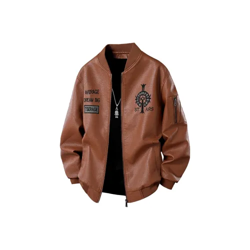 Pixel Cake Кожа Куртка Унисекс