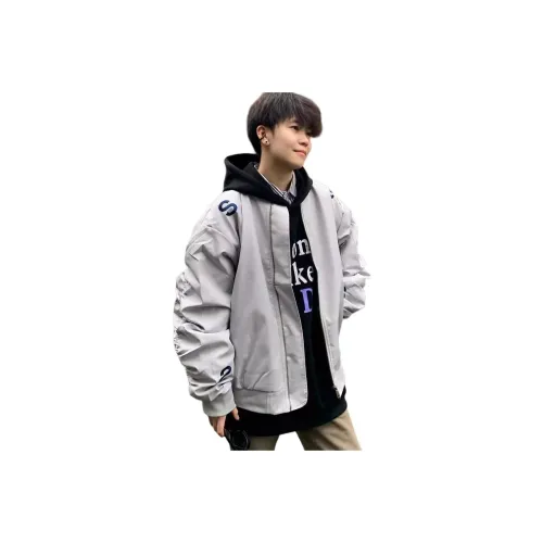 BONAS Серый Мужской Бейсбольный Джерси