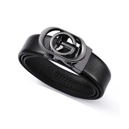 Maserati Ремешок из коровьей кожи мужской матовый металлический 3,5 см в наборе с подарочной коробкой