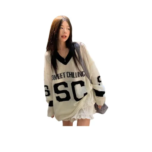 MDEHT Белый Женский Трикотаж