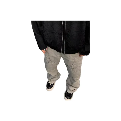 Clog Heel Белый Серый Унисекс Повседневные Штаны