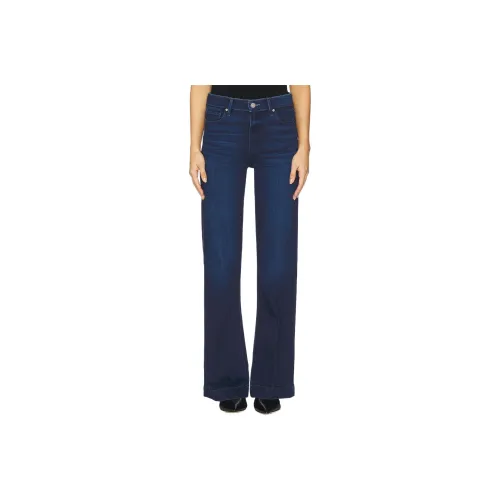 PAIGE Темно-синие женские джинсы