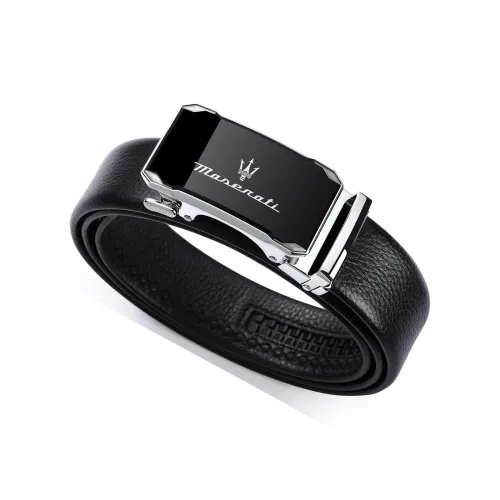 Maserati Alloy Leather Belts Men's 3,5cm Мазерати Сплав Кожаные Ремни Мужские 3,5см