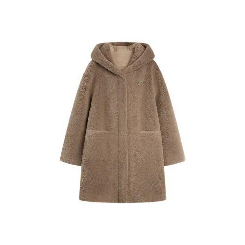 ELLE Кофе Женские Бархатные Куртки