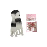 Чёрный Белый + Розовый Открытка