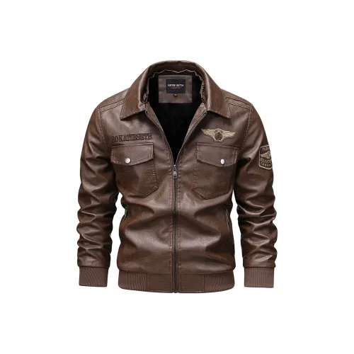 VNHP Мужские кожаные куртки