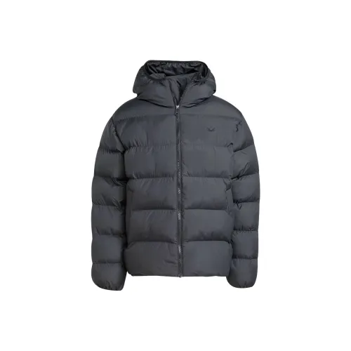 Adidas Originals Puffer FW25 Tonal С капюшоном Пуховая куртка Мужская