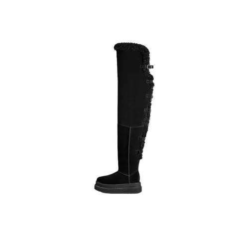 Sacai x UGG Over The Knee Boots Unisex Черный