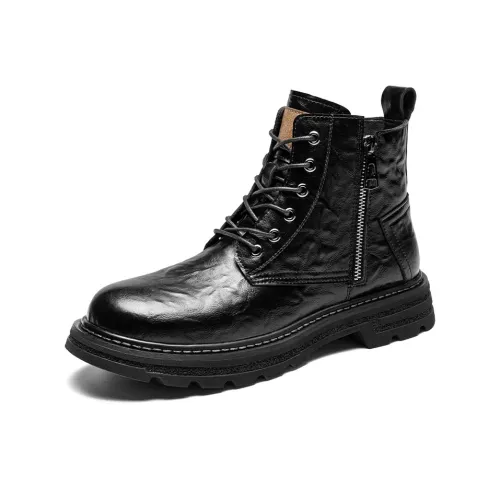 H2 Британский Minimalist Style Fashion Винтаж Мужская обувь Мартин Boot Мужской