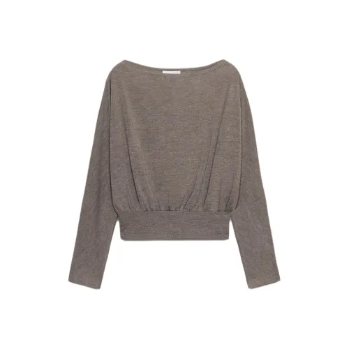 ZARA Зебра с принтом бежевый женский трикотаж