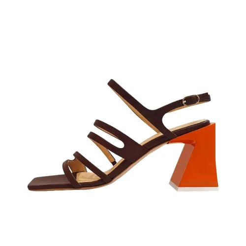 ALOHAS Aubrey One Ремешок Сандалии 6 см Женские Коричневый