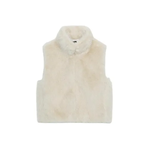 ZARA Светлый Бежевый Женские Жилеты