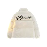 Белый хлопковый пуховик