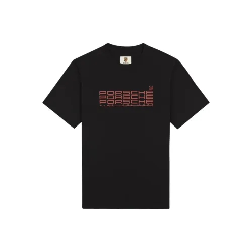 Aime Leon Dore X PORSCHE Коллаборация FW25 Гонки Tee T Рубашка Унисекс