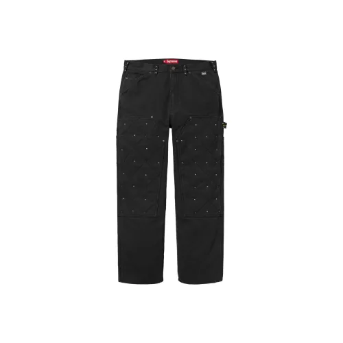 Supreme x b.b. Simon B.B.SIMON Collaboration FW25 Week6 Стеганый Двойной Колено PAINTER Брюки Повседневные брюки Унисекс