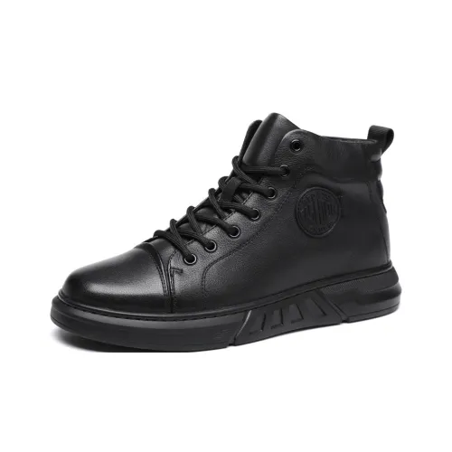 SENJIALUO Короткий ботинок Martin каблук 5 см мужской