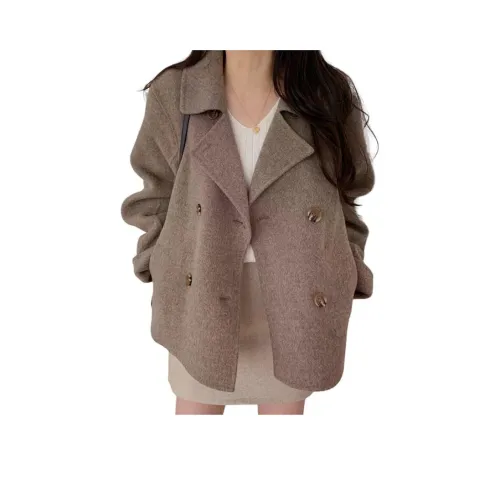 MDEHT Кофе Женские Пальто