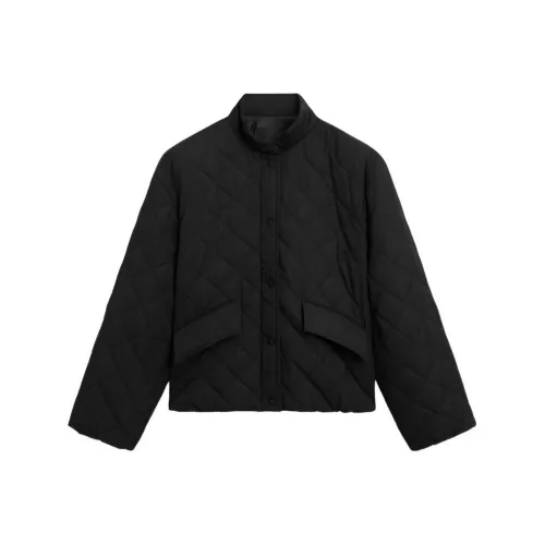 Massimo Dutti Черный Женский пуховик