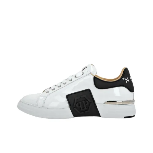 PHILIPP PLEIN Hexagon Low Топ Скейтборд Кроссовки Унисекс Белый