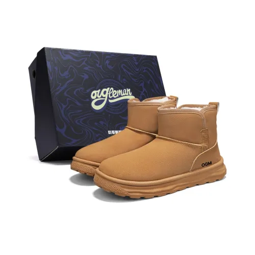 OUGLEMEN Теплоизоляционное покрытие устойчивое к истиранию короткие сноубутсы для мужчин