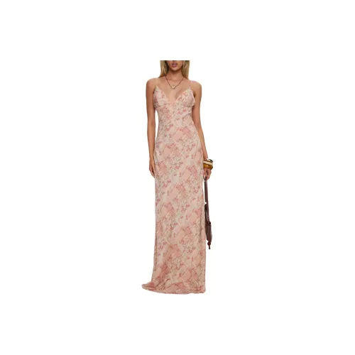 PRINCESS POLLY Magnolias Splice Макси Платье Slip Платье Женское