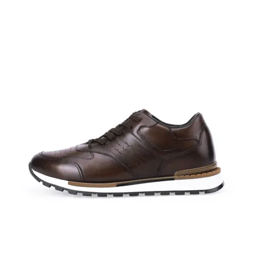 He Jinchang Низкий Топ Повседневная Обувь Мужская